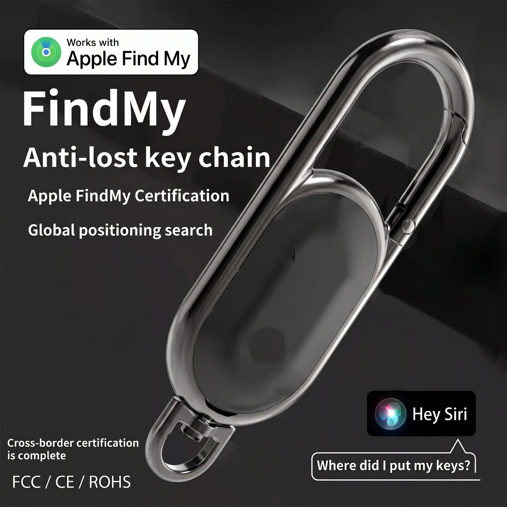 Heavy Equipment Gps Tracker - Kayıp önleyici GPS airtag Akıllı Karabina