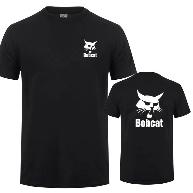 Heavy Equipment Logo - Bobcat T Shirt Yaz Erkek Kısa
