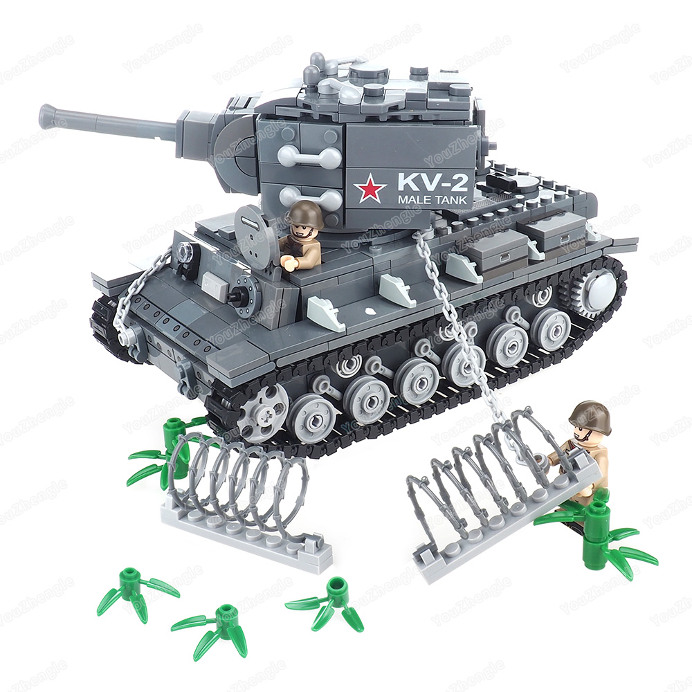 WW2 KV-2 Ağır tank Yapı Taşı M - Heavy Equipment Armor incelemesi ve fiyatı
