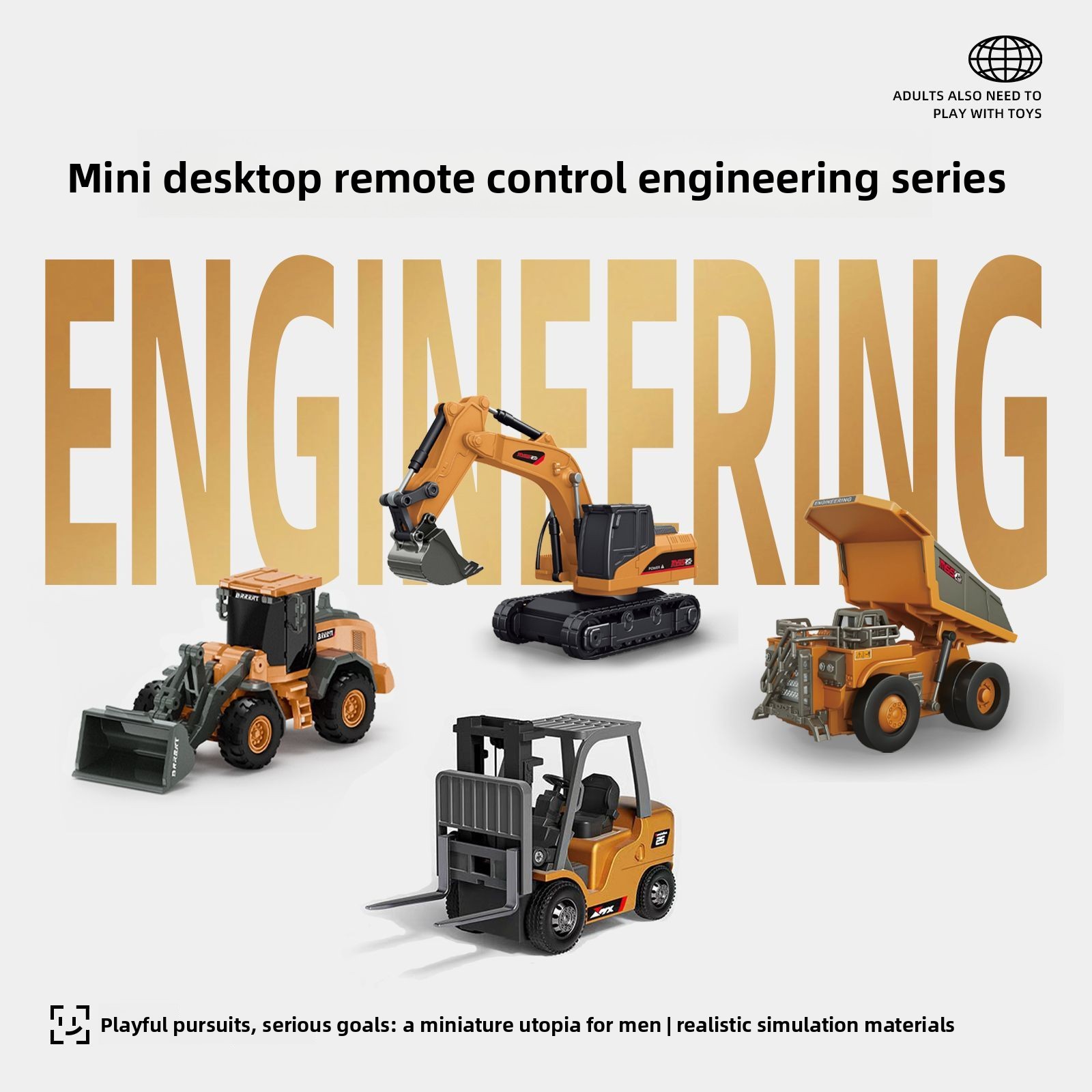 1:64 Metal RC Mühendislik Arab - Heavy Equipment Excavator incelemesi ve fiyatı