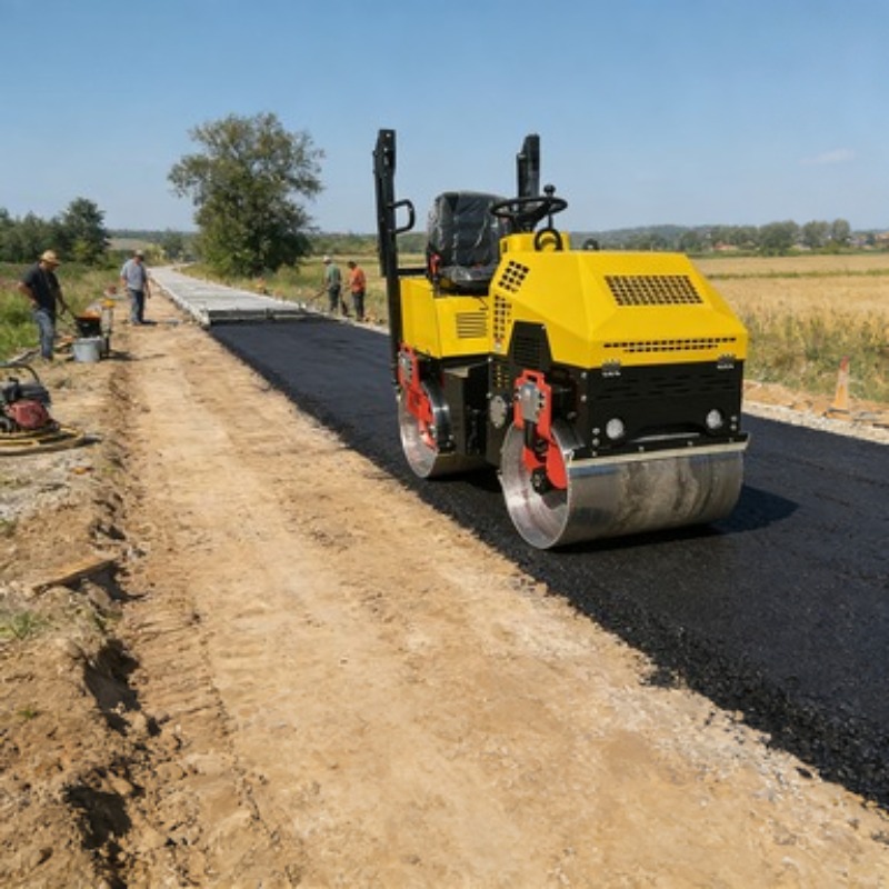 Tek Tamburlu Yol Silindiri Tit - Heavy Equipment Construction incelemesi ve fiyatı